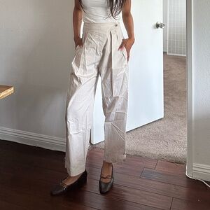 Maria Cher Assymetrical Button Pants